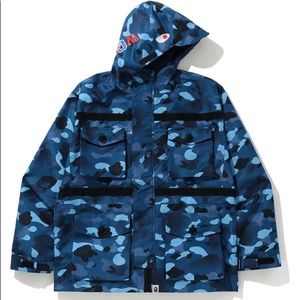 BAPE Gradation Camo Shark Mask Jacket